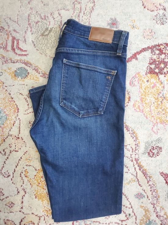Madewell Denim - Madewell Women's 10" High-Rise Skinny Jeans in Deep Blue